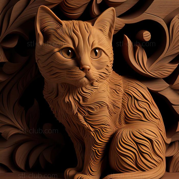 3D model st Minskin cat (STL)